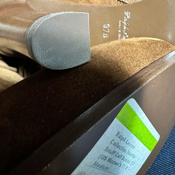 Ralph Lauren 2016 Runway Collection Noette Snuff Calf Suede Fringe Boot 6B NIB - Picture 8 of 16